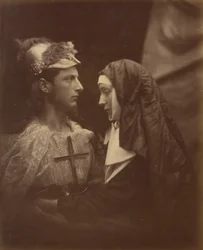 Sir Galahad és a sápadt apáca, 1874.