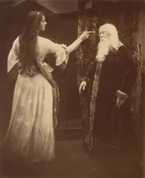 Vivien és Merlin, 1874.