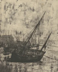 Hajók Peelnél – Man-sziget, 1889.