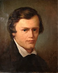 Észtül: "Artist H. H. Hartmann portréja"