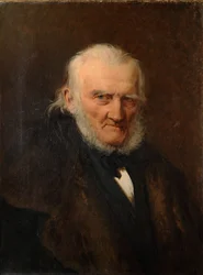 August Hagen művész portréja