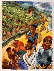 Francia Szőlőbirtok. 1944. Illusztráció: Julien Pavil