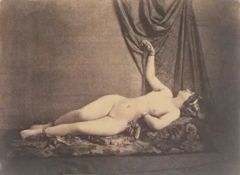 Fekvő női akt, kb. 1853
