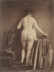 Álló női akt, kb. 1853