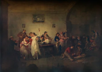 Egy nem házas tengerészek visszatérése, 1800