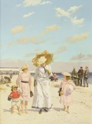 On the Sands, 1900 körül (olaj, vászon)
