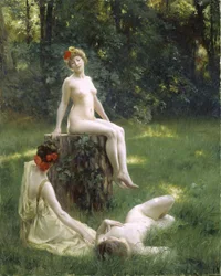 A tisztás, 1900