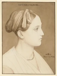 Vittoria Caldoni portréja