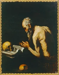 Másolat Ribera után. Remete Szent Pál. 10014690 ...