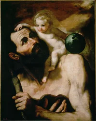 Szent Kristóf ... (festmény vászonra)