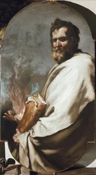 Illés vagy Illés próféta – Illés próféta. Riberai Jose (Joseph) festménye, Spagnoletto (1591-1652)