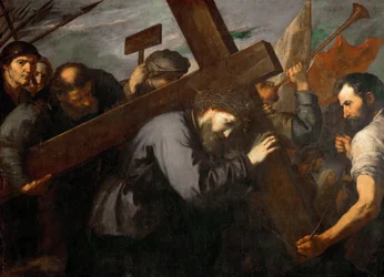 Jesus portant la Croix – Krisztus, aki keresztet visz – Jose de Ribera (1591-1652). Olaj, vászon, c. 1635. Mérete : 144x198 cm. Művészettörténeti Múzeum, Vienne