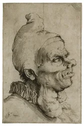 Nagy groteszk fej, 1622 körül