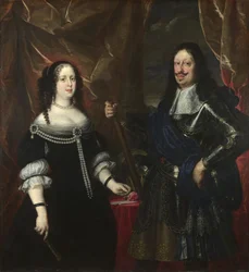 II. Ferdinánd toszkánai nagyherceg és felesége, Vittoria della Rovere kettős portréja, 1660-as évek