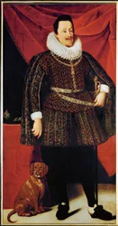II. Ferdinánd császár, Bajor Mária Anna és Gonzaga Eleonóra férje ... (olaj, vászon)