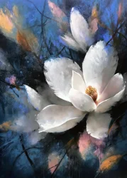 Elegáns Magnolia Bloom