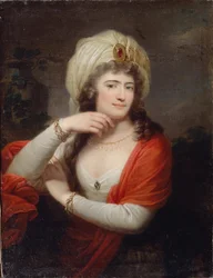Aleksandra Branicka portréja 1754-1838, II. Katalin várasszony, 1793
