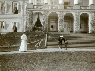 Alexandra Fjodorovna cárnő és Alekszej orosz cárnő, c1907-c1910.