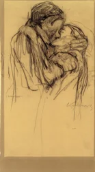 K.Kollwitz, A csók