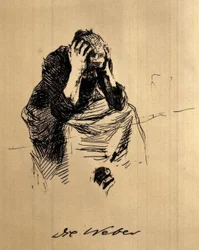 Gyászoló nő