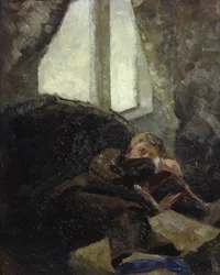 Fiatal férfi – másnapos nap (Másnaposság) 1884 (olaj, vászon)