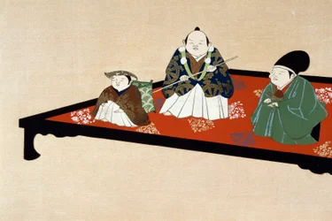 Japán család beltérben