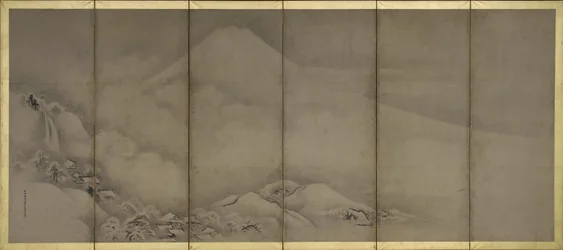 Mount Fuji és Matsubara Point, képernyők