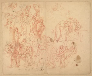 Figuratanulmányok (recto); Figuratanulmányok (verso)