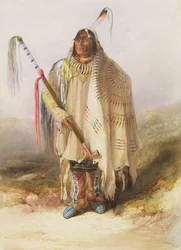 Pehriska-Ruhpa, Hidatsa harcos