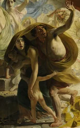 Részlet Pompeii utolsó napjáról (Karl Bryullov, 1833, Orosz Múzeum)