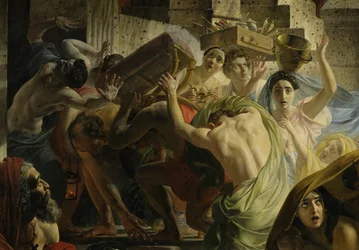 Pompeji utolsó napjának részlete (Karl Bryullov, 1833, Orosz Múzeum)