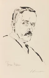 Thomas Mann portréja 1875-1955, 1924.