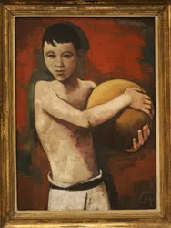 Fiú labdával