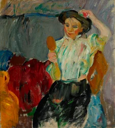 Dán: Lady with Hand Mirror Lady with Hand Mirror