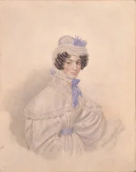 Anna Boriszovna Bakunyina portréja 1802-1835, 1835