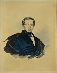 Fjodor Fjodorovics Golicin gróf portréja 1794-1854, 1833