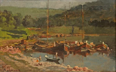 Karl Weysser - Neckarsteinachi hajók, 1893