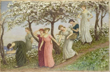 A fehér virágokon keresztül, 1891 (wc)