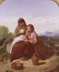 Levél olvasása: egy lány kancsóval
