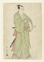 Sawamura Sojuro III színész portréja Kakogawa Honzo szerepében