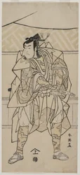 Ichikawa Monnosuke, mint szamuráj, 1791.