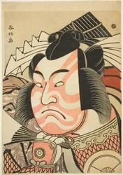 Tee Ac és R Iwai Hanshiro portréja I. V. Akita Jonosuke Yoshikage filmben: „Egy ideig” Roe, c. 1791 (Kor wo dback print: Aiban)