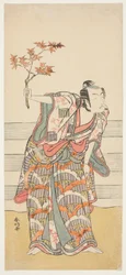 Ichikawa Monnosuke II színész egy ismeretlen szerepben