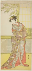 Sanogawa Ichimatsu III színész Lehetséges, mint Masago Gozen a "A kurtizán 