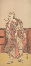 Az első Nakamura Nakazo Shimada no Hachizo szerepében, 4. hónap, 1783.