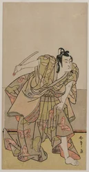 Ichikawa Monnosuke Good s Amikor ős voltam, kb. 1770-es évek.