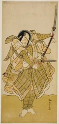 A színész Ichikawa Monnosuke II azonosítatlan szerepben