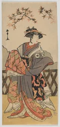 IV. Iwai Hanshiro színész, Edo-korszak, 1780-as évek vége (színes fatömbnyomat)