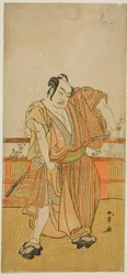 A színész, Nakamura Sukegoro II azonosítatlan szerepben
