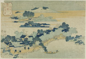 Bambuszliget Kume faluban (Kumemura no chikuri), a "Ryukyu szigetek nyolc látképe (Ryukyu hakkei)" sorozatból.